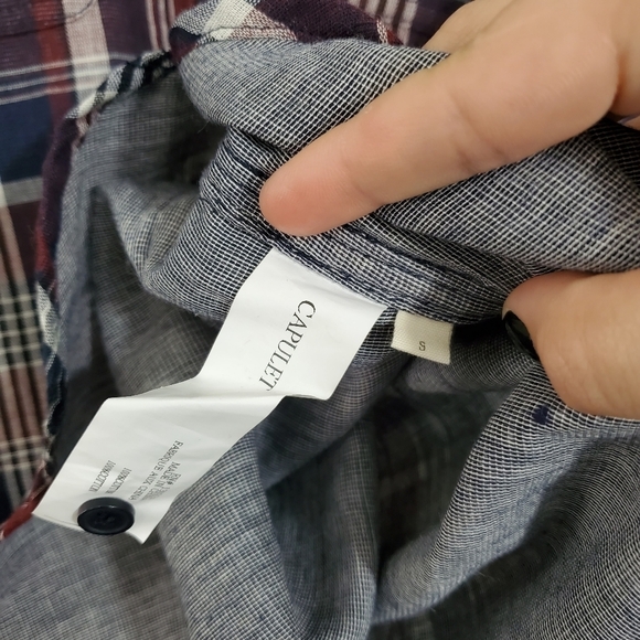 NWT Capulet Plaid Button Down Shirt - Picture 4 of 4